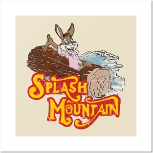 Splash Mountain Funny Rabbit Posters and Art